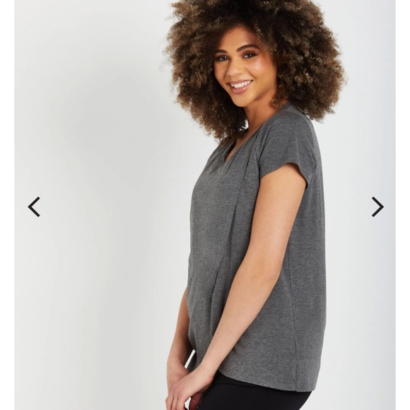 Pullover Open Front Nursing Tee - Picture 7 of 9